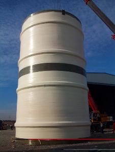 专业玻璃钢烟雾净化塔与烟囱解决方案——瑞川玻璃钢